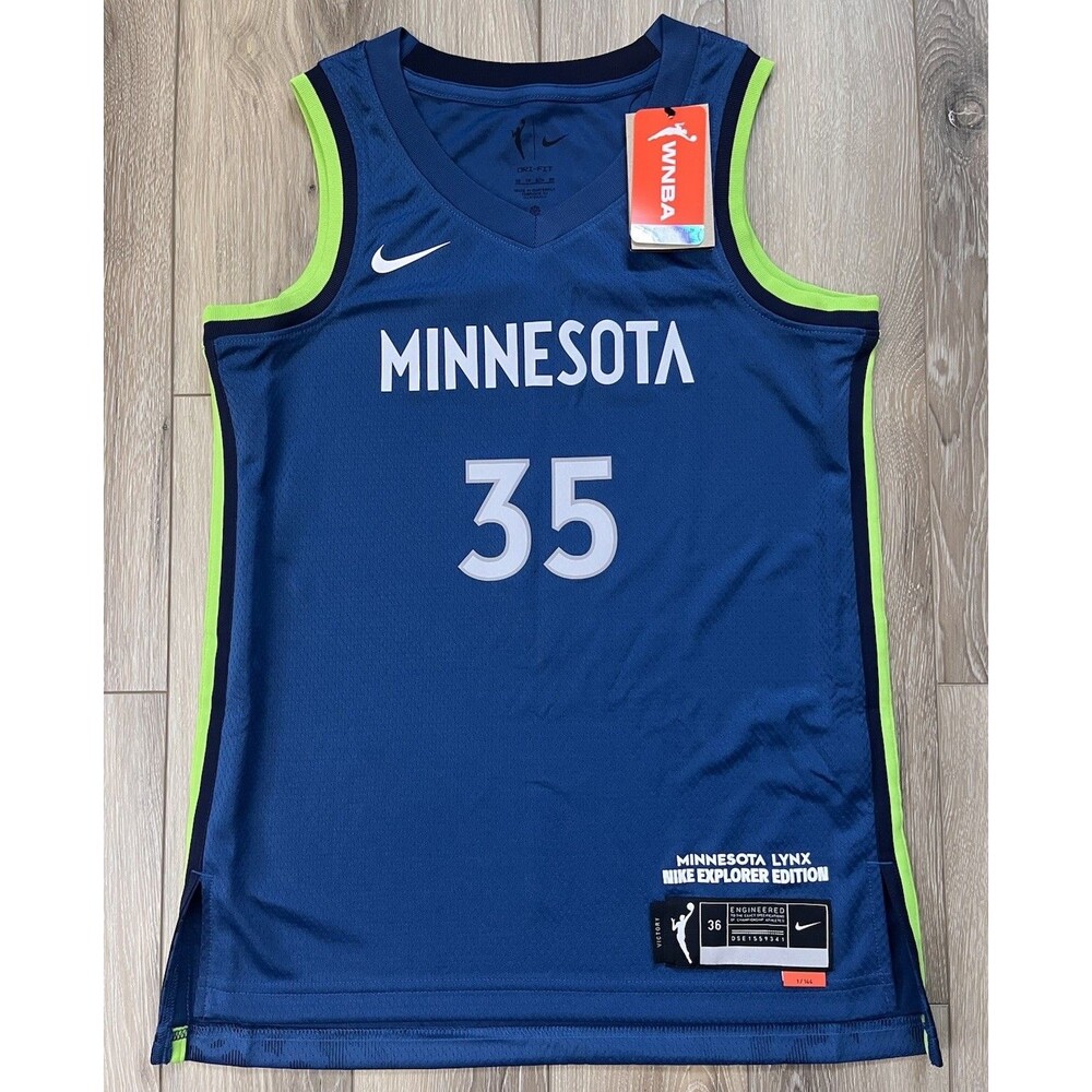 Nike Jersey Alissa Pili Minnesota Lynx 2024 WNBA Explorer Blue Women’s Sz XS NWT - Picture 2 of 9
